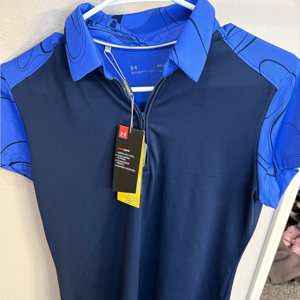 Under Armour Blue Performance Polo Shirt